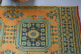 Vintage Konya Sille Runner Rug 2.10ftx11.3ft