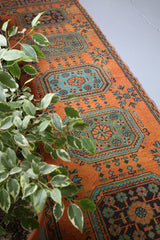 Konya Sille Turkish Runner Rug 3ftx11.4ft