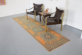 Vintage Konya Sille Runner Rug 2'8"x11'