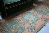 Konya Sille Turkish Runner Rug 3'x11'6"