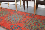Vintage Konya Sille Runner Rug 2.10ftx11.9ft