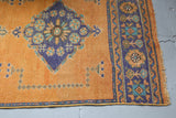 Vintage Konya Sille Turkish Runner Rug 3ftx11.2ft