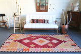 Old Milas Bencik Kilim 4.4ftx8.5ft