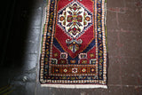 Old Mini Turkish Rug 2ftx3.10ft