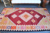 Old Milas Bencik Kilim 4.4ftx8.5ft
