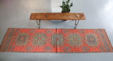 Vintage Konya Sille Runner Rug 2.10ftx11.10ft