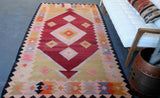 Old Milas Bencik Kilim 4.4ftx8.5ft