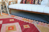 Old Milas Bencik Kilim 4.4ftx8.5ft