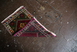 Old Mini Turkish Rug 1.9ftx3.1ft