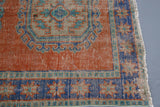 Vintage Konya Sille Turkish Runner Rug 4ftx11ft