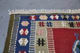 Vintage Konya Obruk Kilim 3.10ftx6.4ft