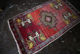 Vintage Mini Turkish Rug 1.9x3.3ft