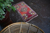 Vintage Mini Turkish Rug 1.9x3.3ft
