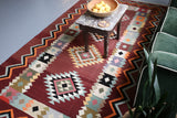 Vintage Milas Bencik Kilim 5ftx8.9ft