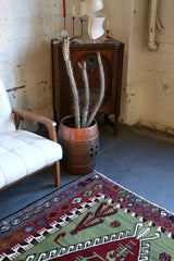 Old Konya Obruk Kilim 5ftx7.6ft