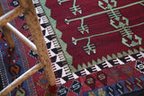 Old Konya Obruk Kilim 5ftx7.6ft