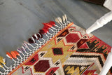 Old Oushak Esme Kilim 3.7ftx7.9ft