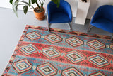 Old Oushak Esme Kilim 5.9ftx10.2ft