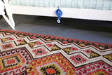Old Oushak Esme Kilim 3.7ftx7.9ft