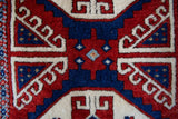 Vintage Turkish runner rug in a living room setting, pile rug, Turkish rug, vintage rug, portland, rug shop, bright colors, wild shaman, soft rug, bold color, Portland, Oregon, rug store, rug shop, local shop, antique rug
