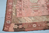 Old Turkish Kars Saf Kilim 6ftx11.2ft