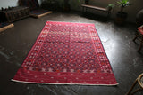 Vintage Yomut Turkmen Kilim 5.3x7.9ft