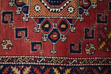 Vintage Turkish rug in a living room setting, pile rug, Turkish rug, vintage rug, portland, rug shop, bright colors, wild shaman, soft rug, bold color, Portland, Oregon, rug store, rug shop, local shop, antique rug