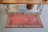 Vintage Mini Turkish Rug 2.5ftx4ft