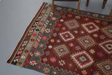 Vintage Milas Kilim 6ftx8.5ft