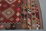 Vintage Milas Kilim 6ftx8.5ft