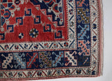 Vintage Turkish rug in living room setting, old rug, antique rug, pastel colors, faded colors, Turkish rug, vintage rug, soft rug, Portland, Oregon, rug store, rug shop, local shop