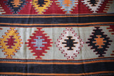 Vintage Sivas Kilim 4.4ftx7.10ft