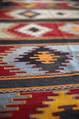 Vintage Sivas Kilim 4.4ftx7.10ft