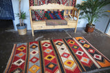 Vintage Sivas Kilim 4.4ftx7.10ft