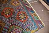 Vintage Cicim Kilim 6x8.10ft