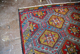 Vintage Cicim Kilim 6x8.10ft