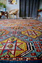 Vintage Cicim Kilim 6x8.10ft