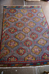 Vintage Cicim Kilim 6x8.10ft