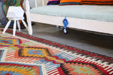 Old Denizli Cal Kilim 5.10ftx9.4ft