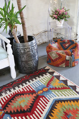 Old Denizli Cal Kilim 5.10ftx9.4ft