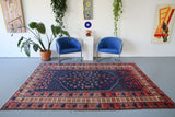 Old Balikesir Yagcibedir Rug 6.4ftx9.5ft