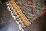 Vintage Cicim Kilim 3.6x5.11ft