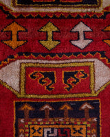 Vintage Turkish runner rug in a living room setting, pile rug, Turkish rug, vintage rug, portland, rug shop, bright colors, wild shaman, soft rug, bold color, Portland, Oregon, rug store, rug shop, local shop, antique rug