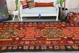 Vintage Kars Kilim 5.6ftx12.2ft