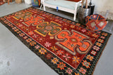 Vintage Kars Kilim 5.6ftx12.2ft