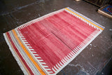 Vintage Bodrum Bos Kilim 4.7ft x 7.1ft