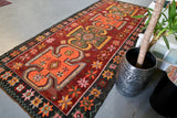 Vintage Kars Kilim 5.6ftx12.2ft