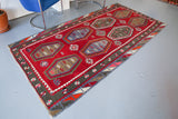 Semi-Antique Sivas Sarkisla Kilim 4'7"x9'5"