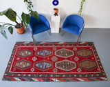 Semi-Antique Sivas Sarkisla Kilim 4'7"x9'5"