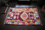 Vintage Milas Bencik Kilim 5.8ftx9ft